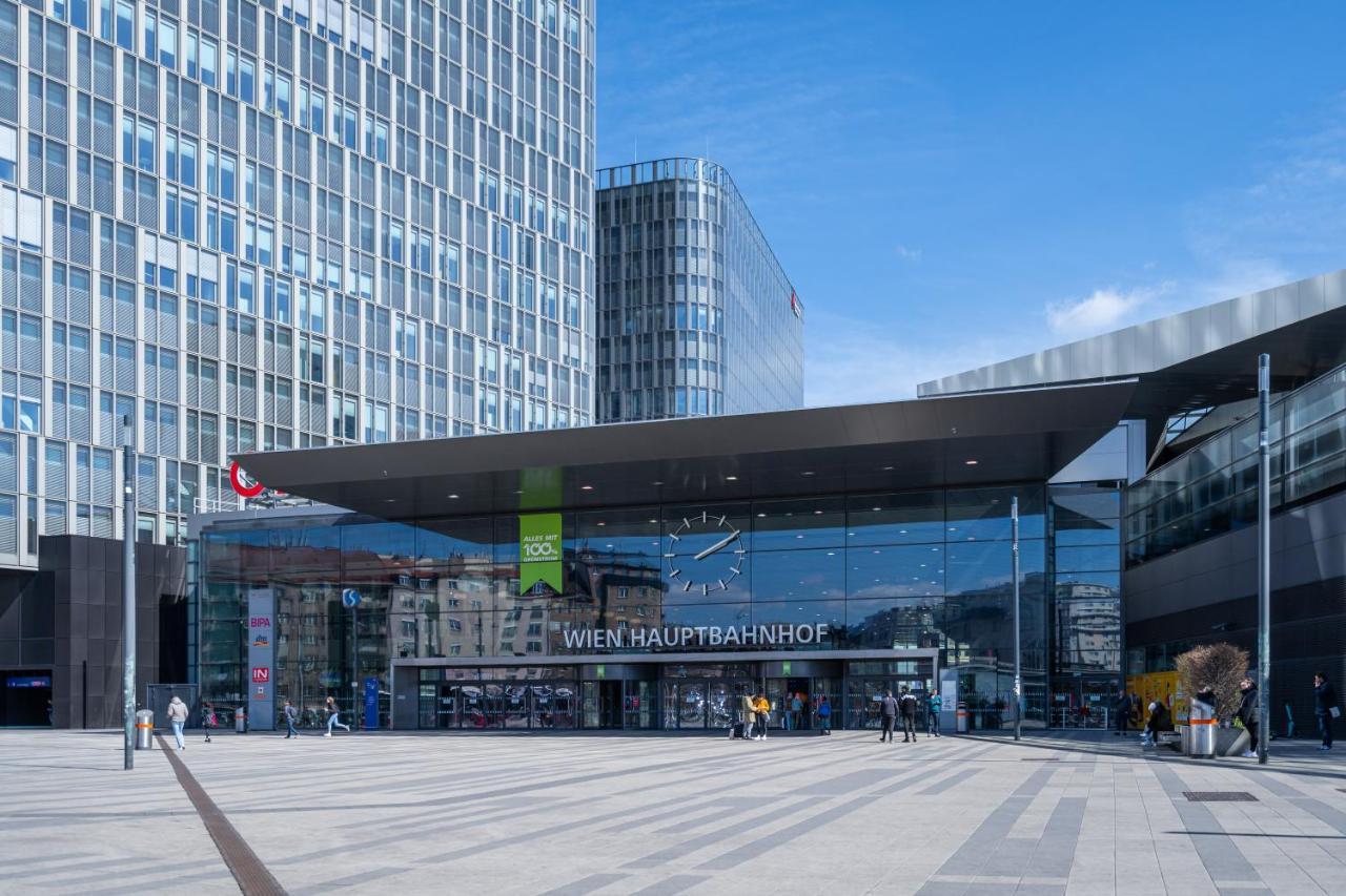Whats-App Self-Check-In - Paerchen Wohnung Am Hauptbahnhof Wien Eksteriør billede